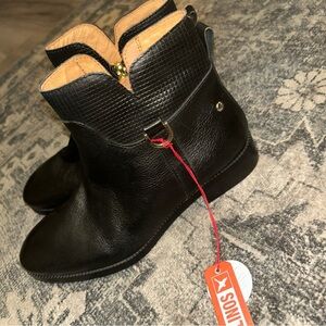 PIKOLINOS Black Ankle Boots NWOB SIZE 36